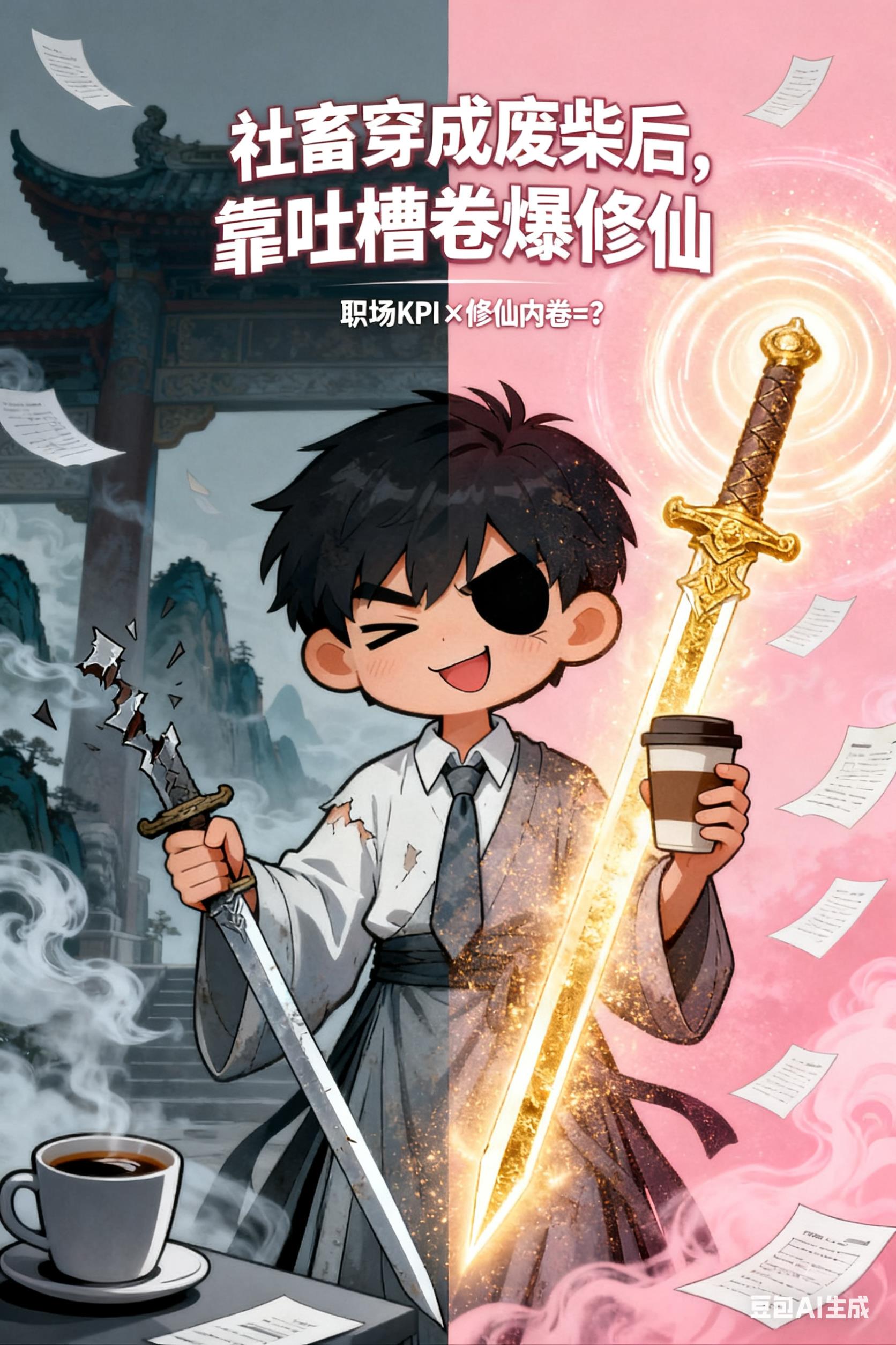 社畜穿成废柴后,靠吐槽卷爆修仙